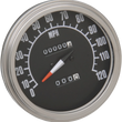 Load image into Gallery viewer, 5" MPH FL-Style 2:1 Speedometer with Tach - '68-'84 Black Face DragSpecialties 72761M - Main Product View