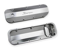 Load image into Gallery viewer, Holley Sniper EFI Sniper Valve Cover - Fabricated Aluminum - Natural Anodized 890002 fits 1965-2000 Chevrolet / GMC