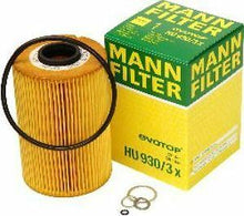 Load image into Gallery viewer, Mann-Filter Oil Filter Kit HU 930/3 X fits 1979-1981 BMW 528i / 1978 BMW 530i / 1983-1984 BMW 533i / 1985-1993 BMW 535i / 1988 BMW 535is / 1978-1984 BMW 633CSi / 1985-1989 BMW 635CSi / 1978-1984 BMW 733i
