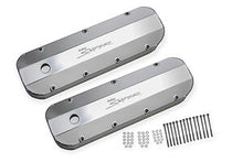 Load image into Gallery viewer, Holley Sniper EFI Sniper Valve Cover - Fabricated Aluminum - Natural Anodized 890002 fits 1965-2000 Chevrolet / GMC