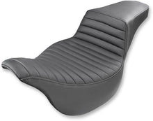 Load image into Gallery viewer, Saddlemen Step-Up Seat - Front Tuck-n-Roll - Black 808-07B-171 fits 2008-2023 Harley-Davidson FL
