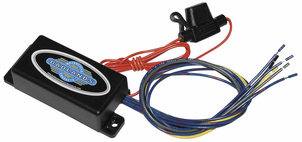 Badlands M/C Products Run/Brake/Turn Module - CAN Bus Hardwired ILL-CB fits 2011-2013 Harley-Davidson Blackline / 2013-2017 Breakout / 2011 Cross Bones / 2012-2017 Dyna / 2014-2022 Electra Glide / 2015-2016 Electra Glide Low / 2011-2017 Fat Boy