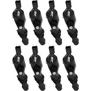 MSD 8-pack, direct bolt-in to factory connectors 55138 fits 2007-2008 Ford Expedition, Expedition EL, Expedition MAX, Explorer SPORT Trac, Mustang Lujo, Mustang Shelby GT
