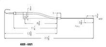 Load image into Gallery viewer, Mr Gasket Engine Oil Dipstick &amp; Tube - Chrome 6921 fits 1981-1993 Ford Bronco Custom / 1985-1996 Ford Bronco Eddie Bauer / 1981 Ford Bronco Ranger Xlt, F-150, F-250, F-350 / 1991-1996 Ford Bronco Xl / 1982 Ford Bronco Xls, F-250 Xlt Lariat