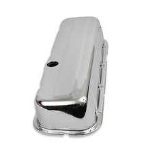 Load image into Gallery viewer, Mr Gasket Chrome Tall-Style Valve Covers without Baffle 9802 fits 1965-2000 Chevrolet / GMC