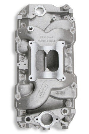 Weiand Stealth™ Intake Manifold with Performance Oval Port Heads 8019 fits 1963-1979 Chevrolet / GMC 396CI / 502CI