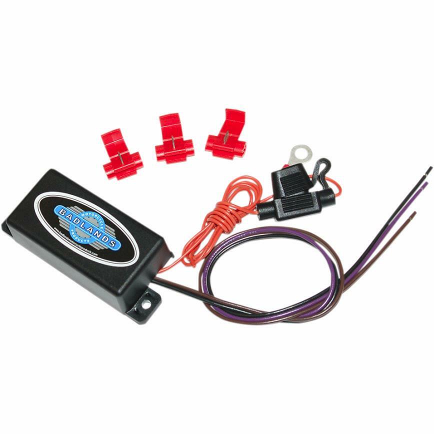 Badlands M/C Products Load Equalizer Module LE-CB fits 2011-2022 Harley-Davidson Cross Bones / Rocker C / Blackline / Fat Boy Lo / Fat Boy / Heritage Softail / Softail / Dyna