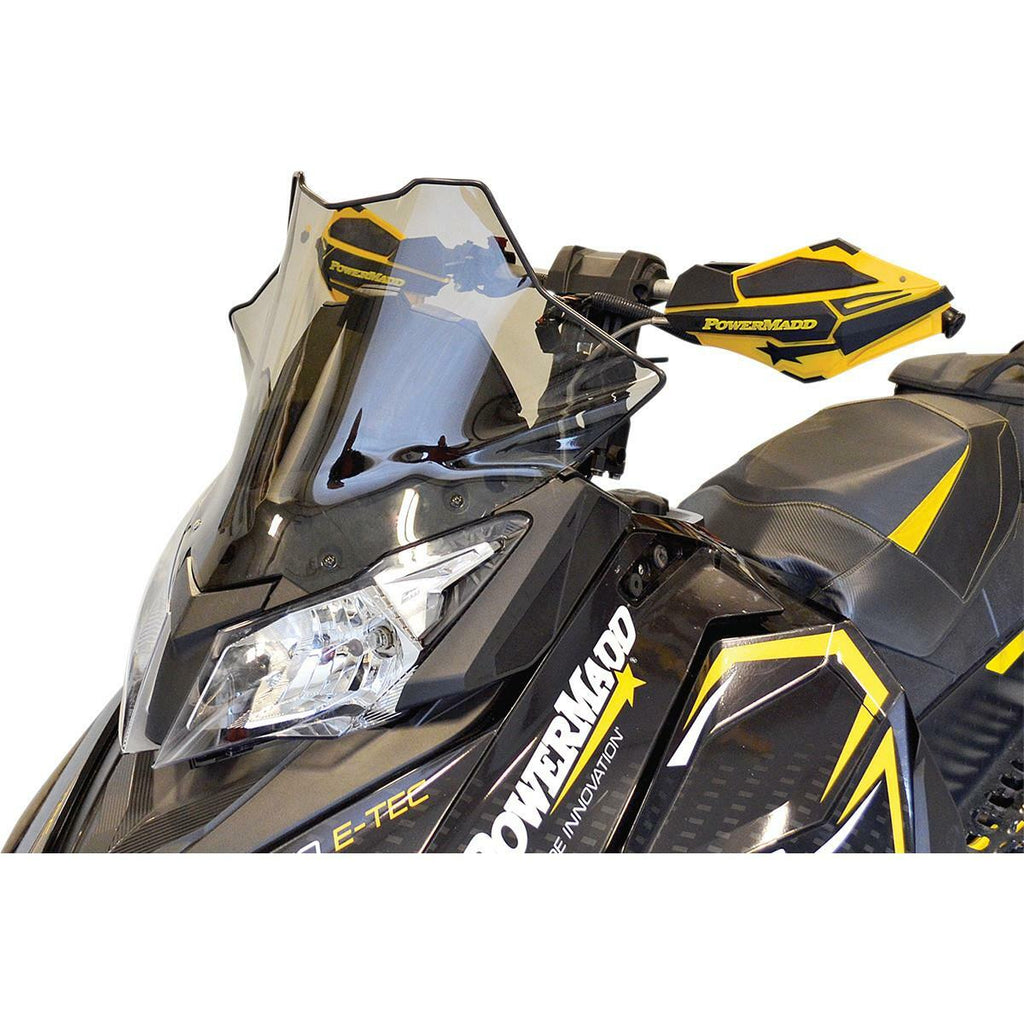 Powermadd Windshield - Low - 14" 13521 fits 2015-2016, 2018-2019 Ski-Doo Expedition 600 SPORT ACE / 2014-2016, 2018 Ski-Doo Expedition 900 SPORT ACE / 2019 Ski-Doo Expedition 900 SPORT Rev GEN4 ACE, Grand Touring 900 SPORT Rev GEN4 ACE