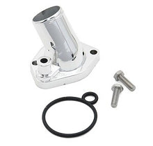Load image into Gallery viewer, Mr. Gasket O-Ring Style Chrome Water Neck - 45 Degree 2662 fits 1966-1973 Ford Bronco / 1975-1993 Ford Bronco Custom / 1985-1996 Ford Bronco Eddie Bauer / 1975 Ford Bronco Northland, Bronco Ranger, E-100 Econoline, E-150 Econoline, Granada