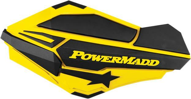 Powermadd Handguards - Yellow/Black 34406 fits Suzuki