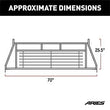 Load image into Gallery viewer, ARIES Classic Black Steel Headache Rack 111000 fits GMC / Ram / 1988-1998 Chevrolet C1500, K1500