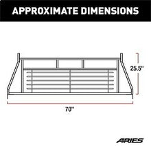 Load image into Gallery viewer, ARIES Classic Black Steel Headache Rack 111000 fits GMC / Ram