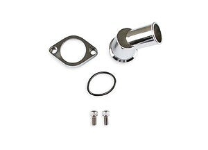 Mr. Gasket O-Ring Style Chrome Water Neck - 45 Degree 9141G fits 1967-1975 Chevrolet / GMC
