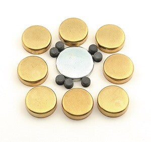 Mr Gasket Brass Freeze Plug Kit 6482 fits 1966-1989 Chevrolet / GMC