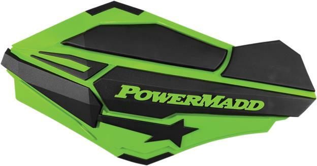 Powermadd Handguards - Green/Black 34403