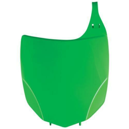 Polisport Plastics Number Plate - Green 8665900001 fits 2019-2024 Kawasaki KX250, KX450 / 2018 Kawasaki KX250F / 2021-2024 Kawasaki KX250X / 2016-2018 Kawasaki KX450F / 2024 Kawasaki KX450X