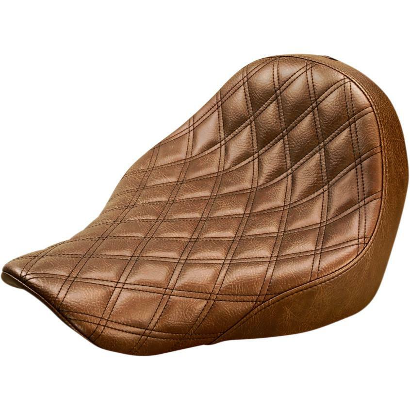 Saddlemen Renegade Solo Seat - Lattice Stitched - Brown 818-29-002BLS fits 2018-2020 Harley-Davidson FL / FX