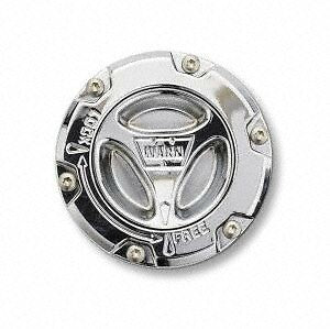 Warn 3 Piece Design 35 Spline 6 Bolt Chrome Finish Set Of 2 95070