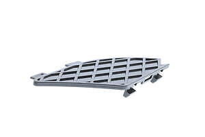 VAICO Bumper Cover Grille V30-1607 fits 1998-2003 Mercedes-Benz E320 / E430