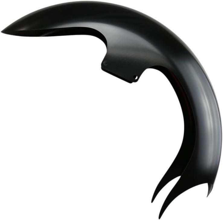 Bagger Nation Talon Front Fender - 21" Wheel - With Black Adapters TALON21-14L-B fits 2014+ Harley Davidson Touring Models