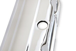 Mr Gasket Chrome Tall-Style Valve Covers without Baffle 9802 fits 1965-2000 Chevrolet / GMC
