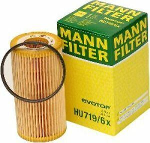 Mann-Filter Oil Filter Kit HU 719/6 X fits 2005-2015 2017-2024 Audi / Volkswagen