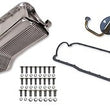 Load image into Gallery viewer, Weiand Finned Aluminum Oil Pan Kit 4QT - Polished Finish 6524FWND fits 1965-1987 Ford Small Block