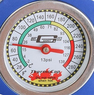 Mr Gasket Thermocap - 13 PSI - Blue 2470B