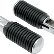 Load image into Gallery viewer, 5/8 Mount Pegs - Rubber - Chrome End DragSpecialties 17-0445-BX-LB2 - Main Product View
