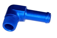 Load image into Gallery viewer, 5/8in Hose to 1/2in NPT Male 90Deg Blue