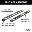Load image into Gallery viewer, 6" x 91" Polished Stainless Oval Side Bars (No Brackets) S2891 fits 1999-2003 2008-2017 Ford F-250 Super / 2004-2007 Harle...