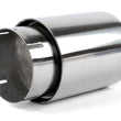 Load image into Gallery viewer, Dinan Double-Walled 4in Clamp-On Exhaust Tip - Polished - 4in Outlet / 3.25in Inlet