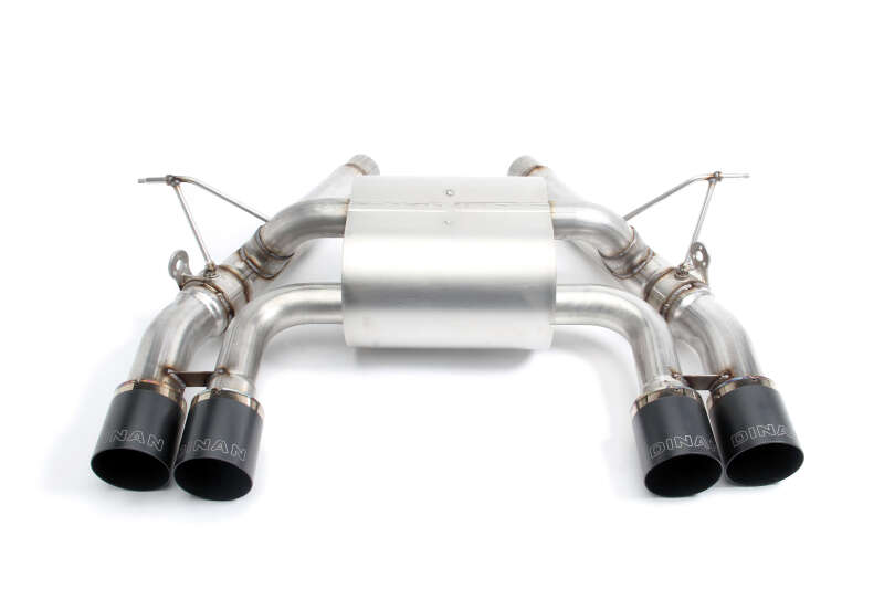 Dinan Free Flow Axleback Exhaust System - Black Tips fits 2015-2018 BMW M3 / 2015-2020 BMW M4