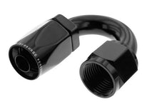 Load image into Gallery viewer, 6AN 180Deg Female Alum Hose End Black