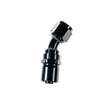 Load image into Gallery viewer, 6AN 30Deg Crimp Hose End Black