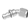 Load image into Gallery viewer, 6AN 45 Degree AN Push Lock Hose End Clear