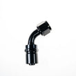 Load image into Gallery viewer, 6AN 60Deg Crimp Hose End Black
