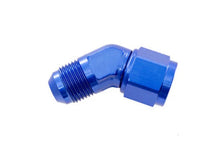 Load image into Gallery viewer, 6AN Male to 6AN Female 45Deg Blue