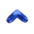 Load image into Gallery viewer, 6AN Male to 6AN Male 90Deg Flare Adapter BLU