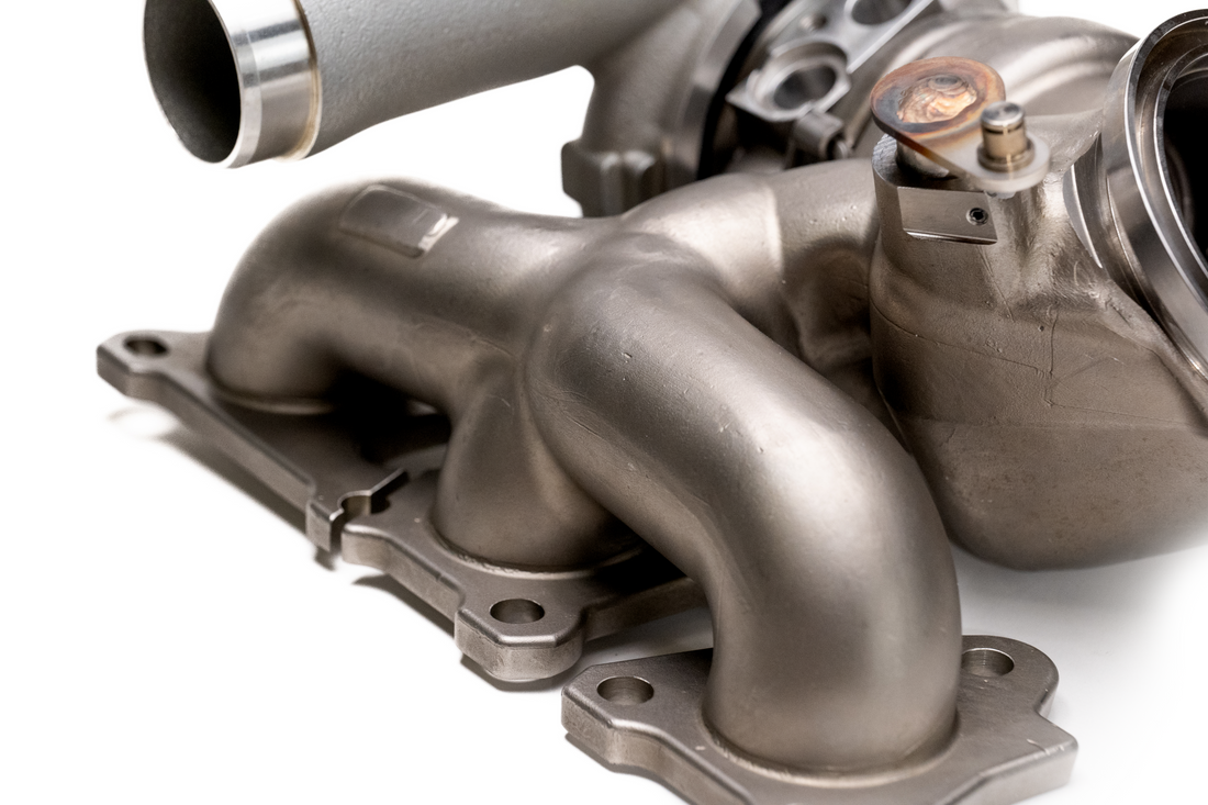 TR DCBB S55 Twin Turbo Kit with Exhaust Manifold & Intake Pipes for BMW F8X M2 Competition / M3 / M4 - 800HP+ Capable (TR-TW2008)
