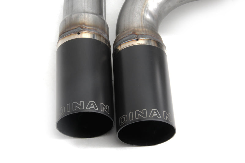 Dinan Free Flow Axleback Exhaust System - Black Tips fits 2017-2018 BMW 330I / 2017-2019 BMW 330I xDrive / 2017-2020 BMW 430i, 430I Gran Coupe, 430I xdrive, 430I xDrive Gran COUPE