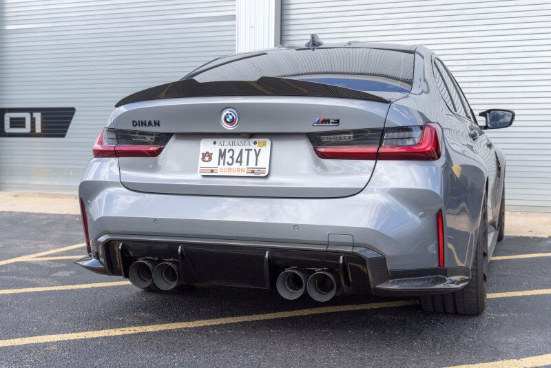 Dinan Carbon Fiber Rear Diffuser Surround fits 2021-2026 BMW M3 / BMW M3/M4 / 2021-2026 BMW M4