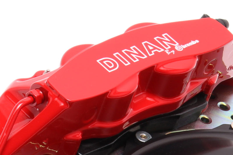 Dinan Red Caliper/Drilled Brake Set - Front fits 2006-2010 BMW M5, M6