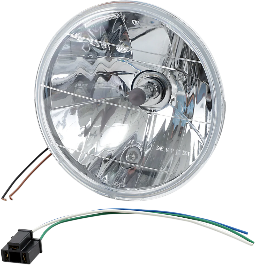 7" Headlight with Running Light DragSpecialties 160395-LBX1 - Main Product View