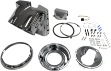 Load image into Gallery viewer, 7" Nacelle Headlight Kit - Black DragSpecialties L20-0629GB - Detail View