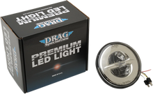 Load image into Gallery viewer, 7" Reflector-Style Headlight - Chrome DragSpecialties 0552864 - Main Product View