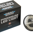 Load image into Gallery viewer, 7" Reflector-Style Headlight - Dark Chrome DragSpecialties 0555944 - Side View
