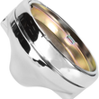 Load image into Gallery viewer, 7" Side Mount Headlamp Shell - Chrome - Side View