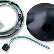 Load image into Gallery viewer, 7" Side Mount Headlamp Shell - Chrome - Back View