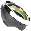 Load image into Gallery viewer, 7" Side Mount Headlamp Shell - Chrome - Installation View